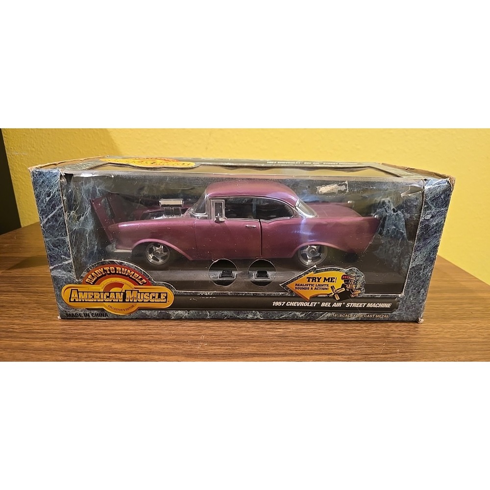 Ready To Rumble American Muscle 1957 Chevy‎ Bel Air Street Machine 1/18 Diecast